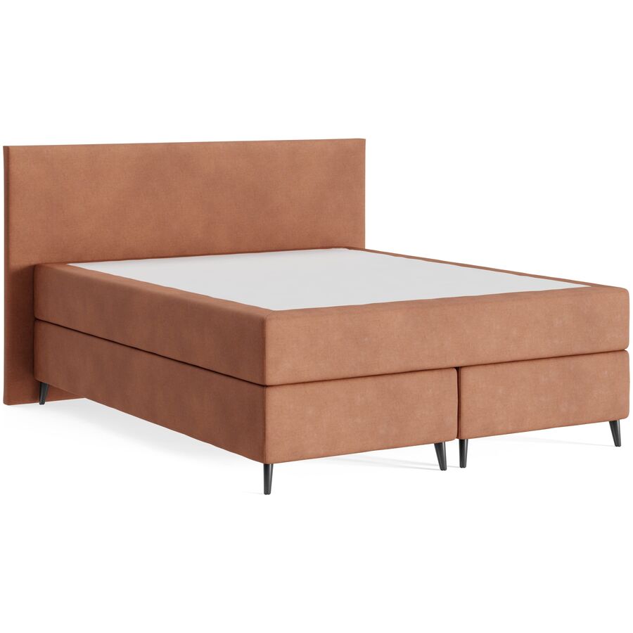 Boxspringbett Sørensen 160 x 200 cm - Farbe: Royal - 126 Copper - Möbel Konfigurator: Traummöbel individuell zusammenstellen - Boxspringbett