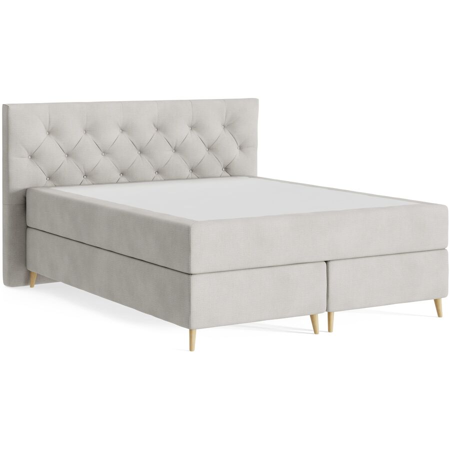 Boxspringbett Sørensen 160 x 200 cm - Farbe: Wish - 214 Herb - Möbel Konfigurator: Traummöbel individuell zusammenstellen - Boxspringbett
