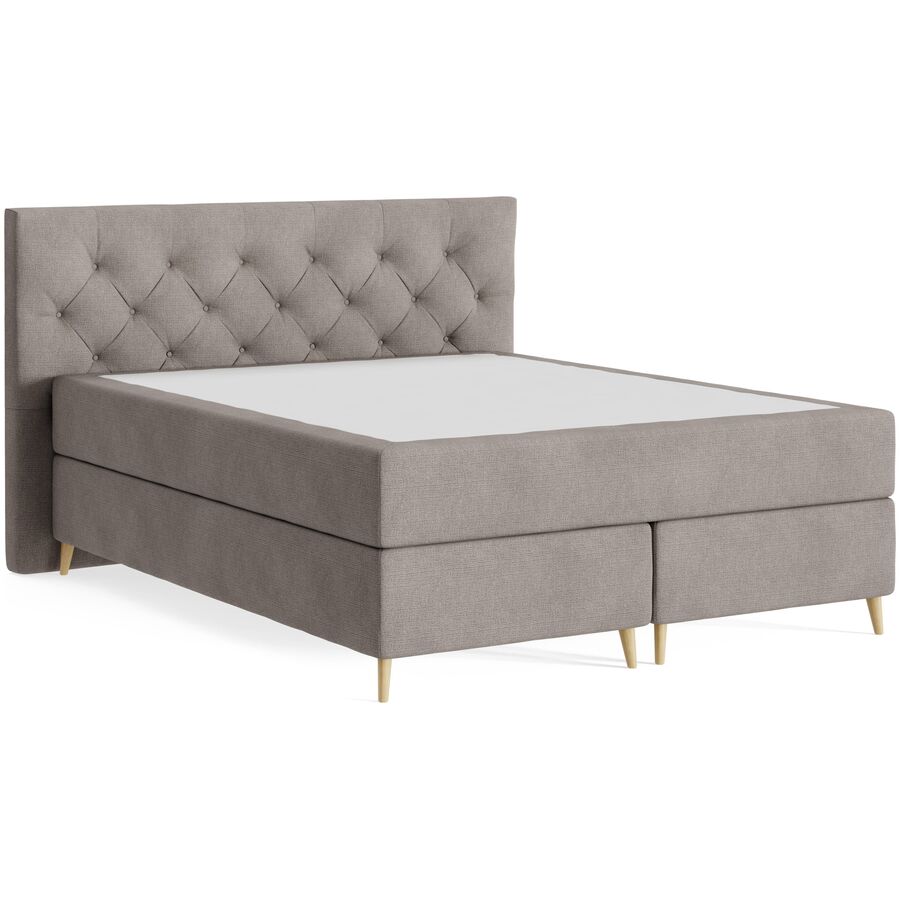Boxspringbett Sørensen 160 x 200 cm - Farbe: Wish - 10 Liver - Möbel Konfigurator: Traummöbel individuell zusammenstellen - Boxspringbett