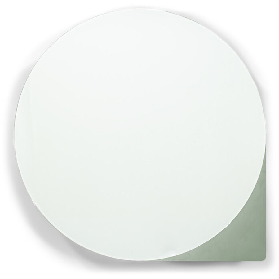Spinder Design Armoire à miroir Pallis en acier vert 55 cm 10 cm 55 cm - Couleur: vert poussiéreux - Matérial: Acier/verre