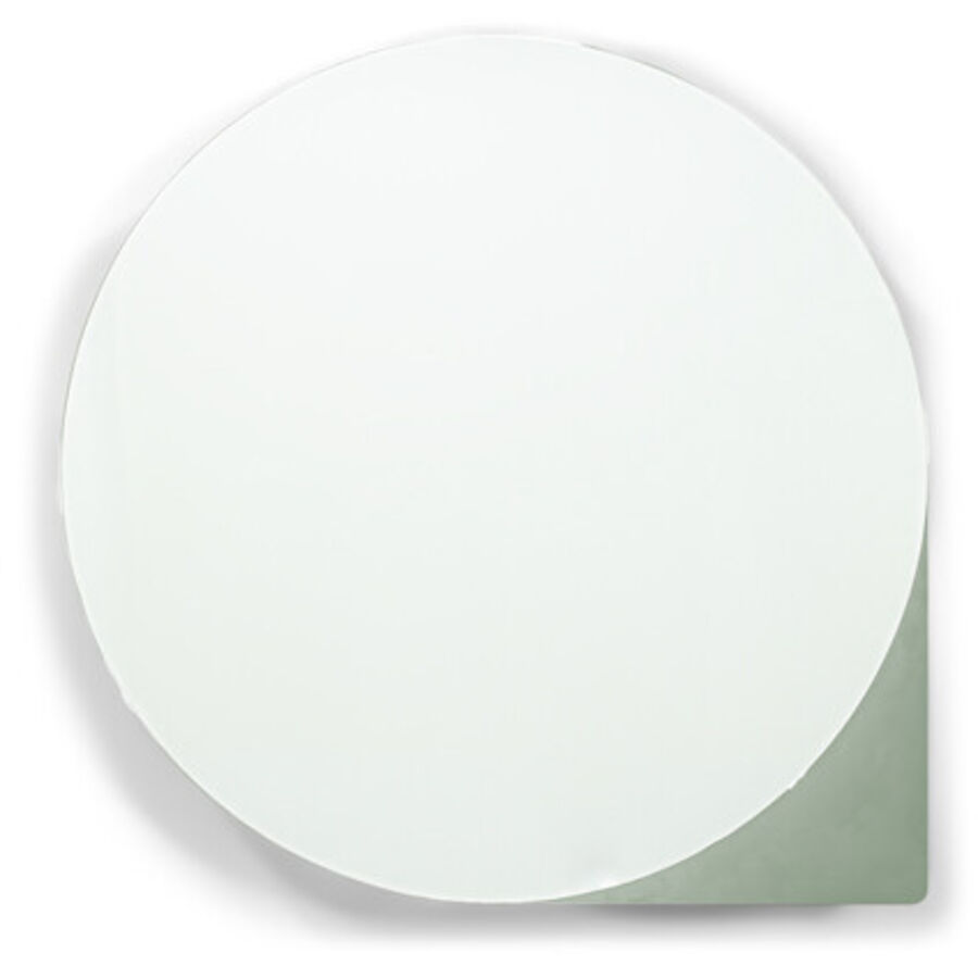 Spinder Design Armoire à miroir Pallis en acier vert 35 cm 10 cm 35 cm - Couleur: vert poussiéreux - Matérial: Acier/verre