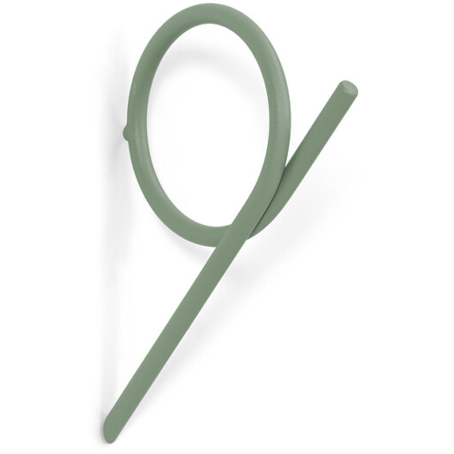 Spinder Design Hameçon Pallis en acier vert 16,1 cm - Couleur: vert poussiéreux