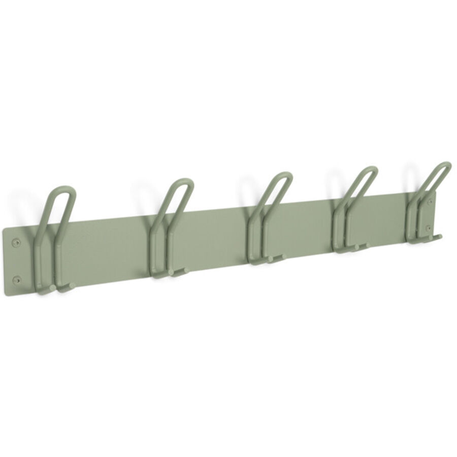 Spinder Design Porte-manteau Hesta en acier vert 14 cm - Couleur: vert poussiéreux