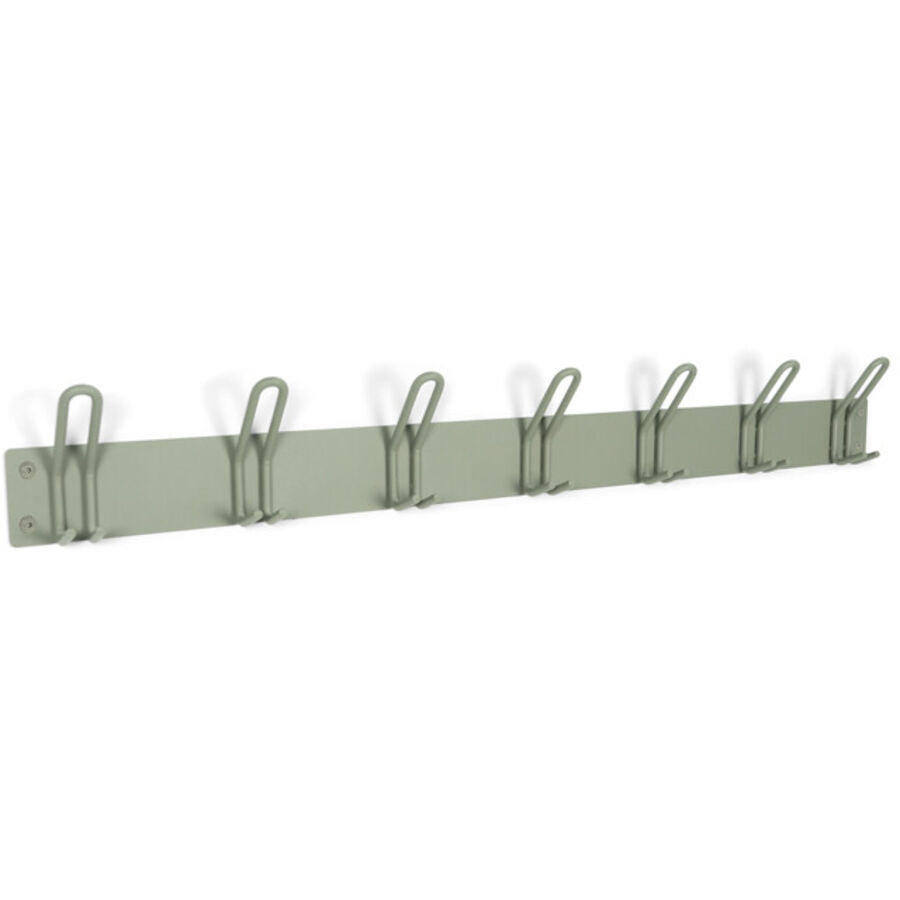 Spinder Design Porte-manteau Hesta en acier vert 14 cm - Couleur: vert poussiéreux