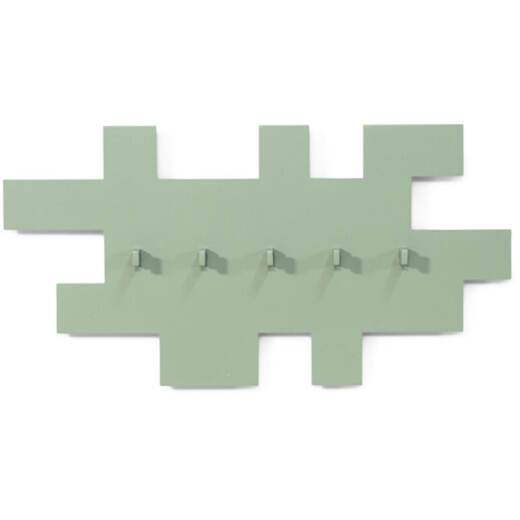 Spinder Design Battuta per appendiabiti Skadi verde polveroso Acciaio A 21.5 cm - Battuta per appendiabiti