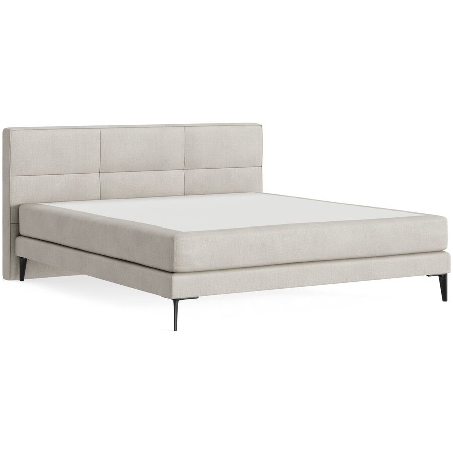 Boxspringbett Pure beige 180cm - Farbe: Portland - beige 22 - Möbel Konfigurator: Traummöbel individuell zusammenstellen - Boxspringbett