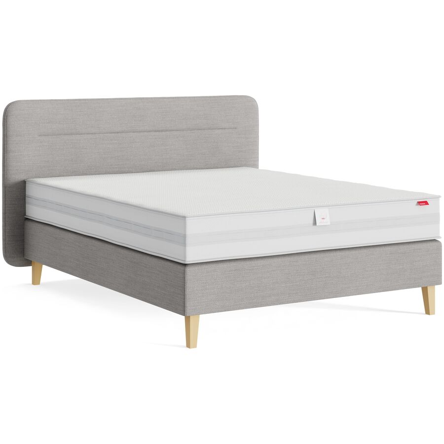 Boxspringbett Breeze Plumb 160cm - Farbe: Motto - Plumb 168 - Möbel Konfigurator: Traummöbel individuell zusammenstellen - Boxspringbett