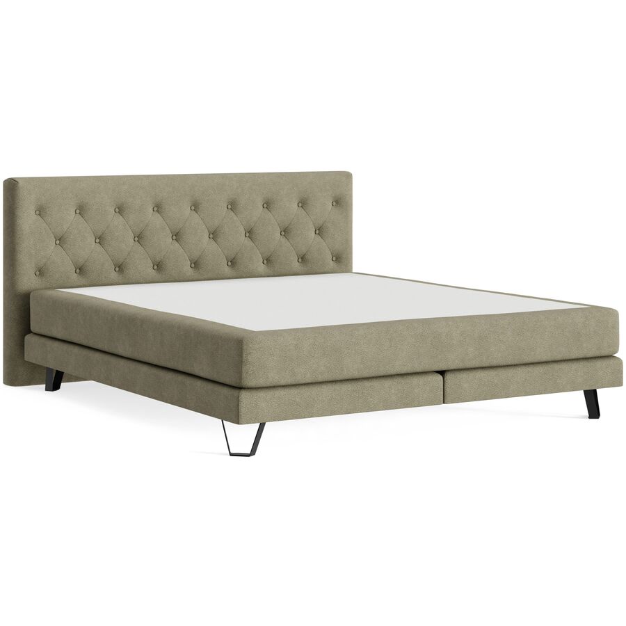 Boxspringbett Soul Green 180cm - Farbe: Oreo - Green 14 - Möbel Konfigurator: Traummöbel individuell zusammenstellen - Boxspringbett