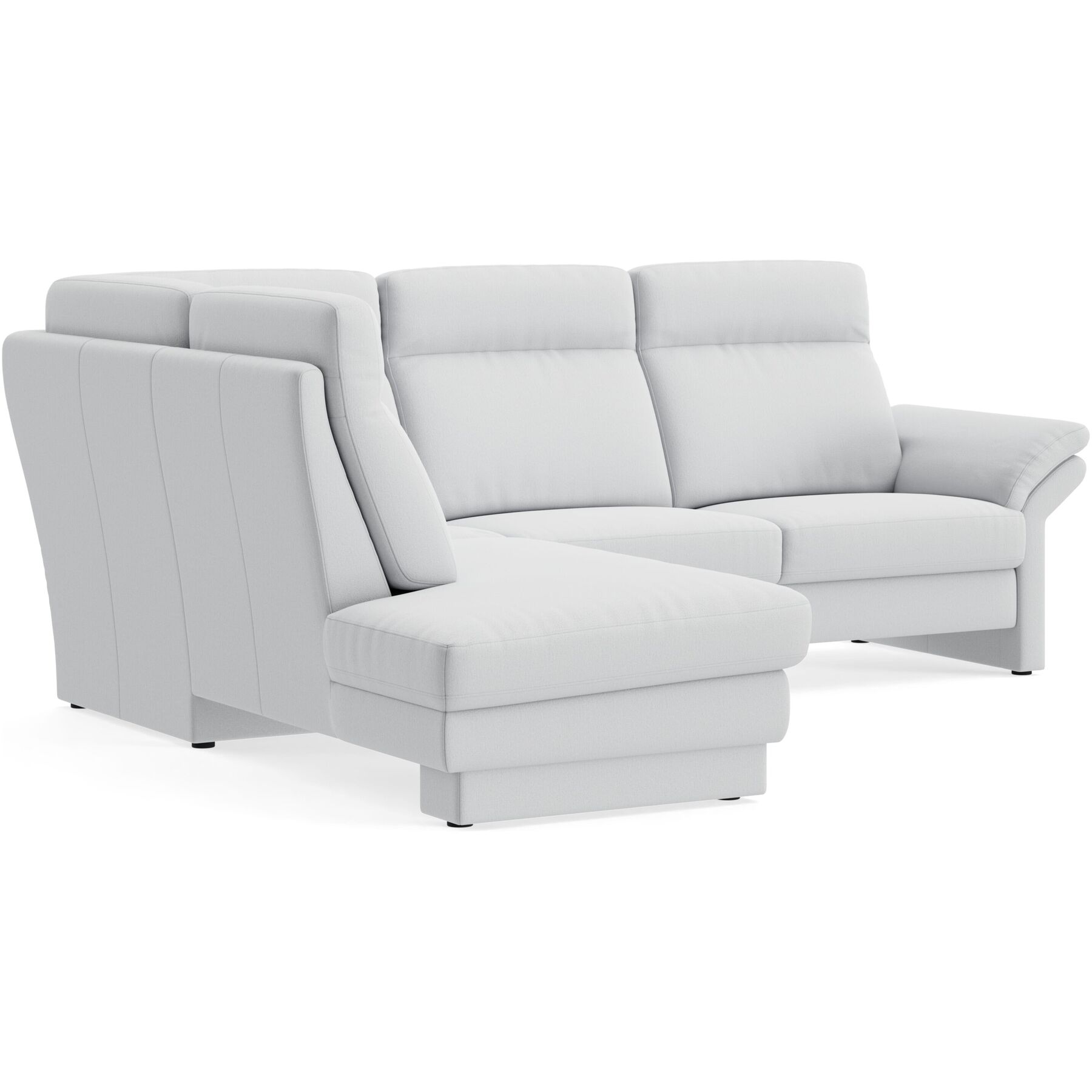 Ecksofa Albula Echtstoff Cosmopolitan grey B 250 T 215 cm - Möbel Konfigurator: Traummöbel individuell zusammenstellen