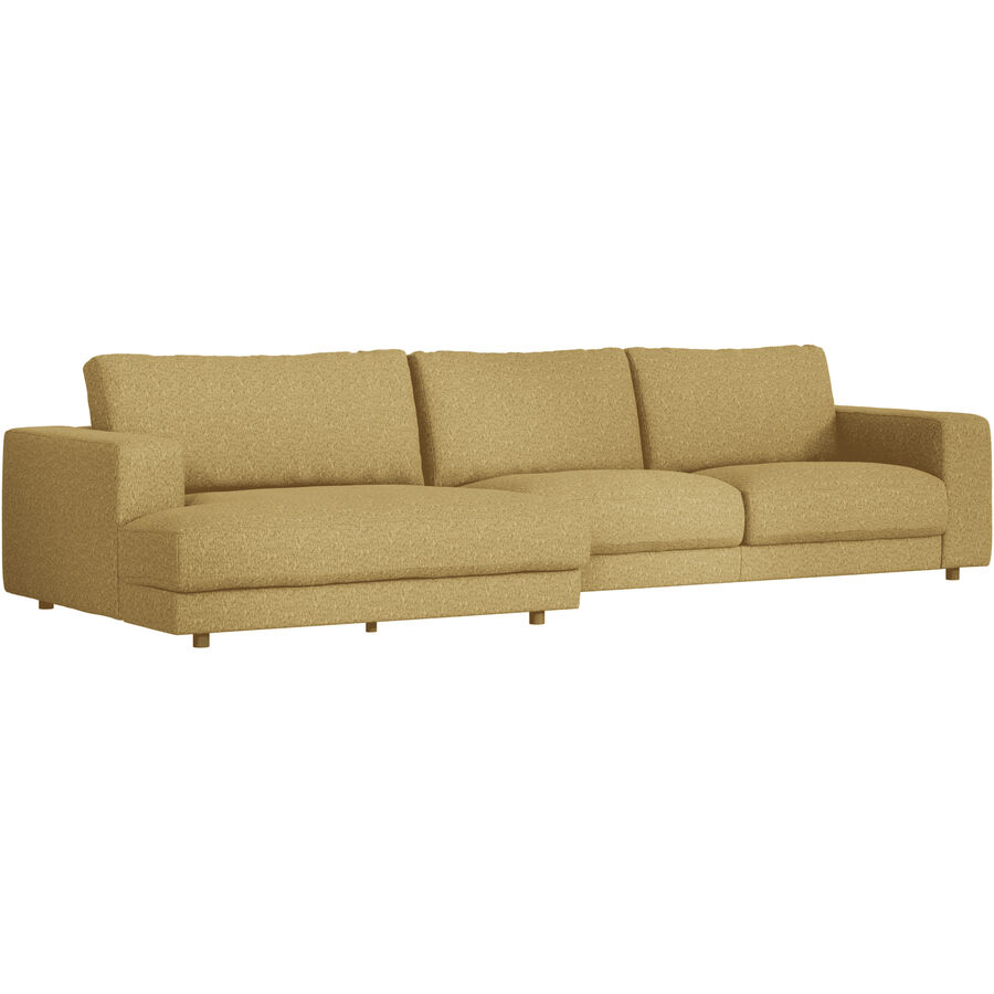 Ecksofa Ava Bezug: 100 Prozent Polyester pistachio B 350 T 150 cm - Material: Bezug: 100% Polyester - Möbel Konfigurator: Traummöbel individuell