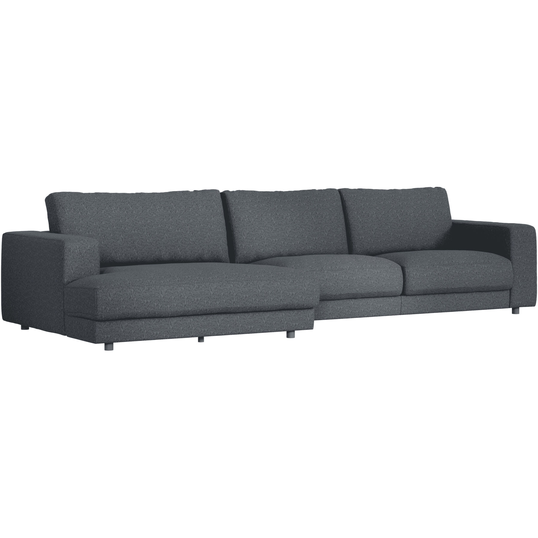 Ecksofa Ava Bezug: 100 Prozent Polyester anthrazit B 350 T 150 cm - Material: Bezug: 100% Polyester - Möbel Konfigurator: Traummöbel individuell