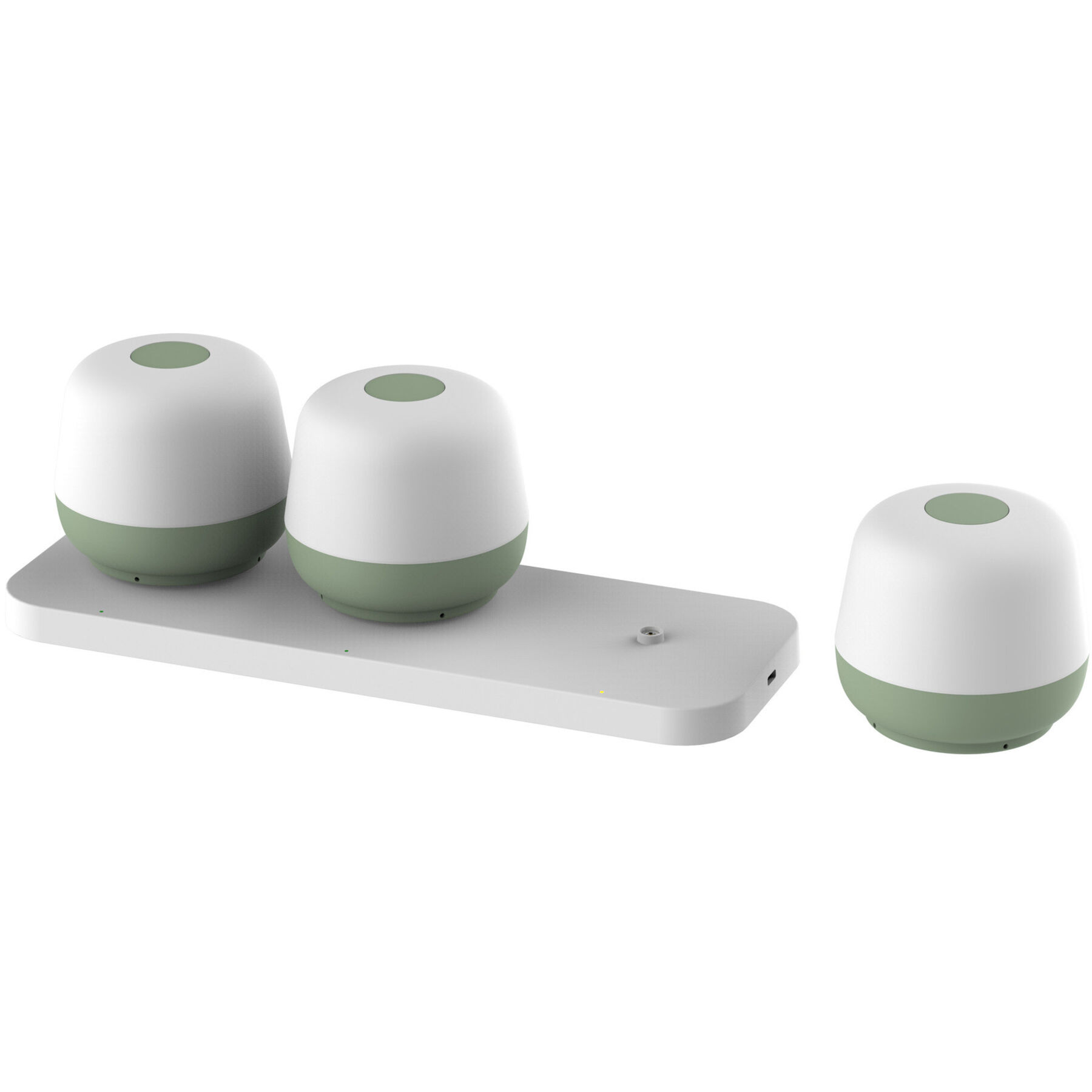 Tischlampe Smukke Olive Metall H 8.2 cm 160 lm - Lichtfarbe: Warmweiss