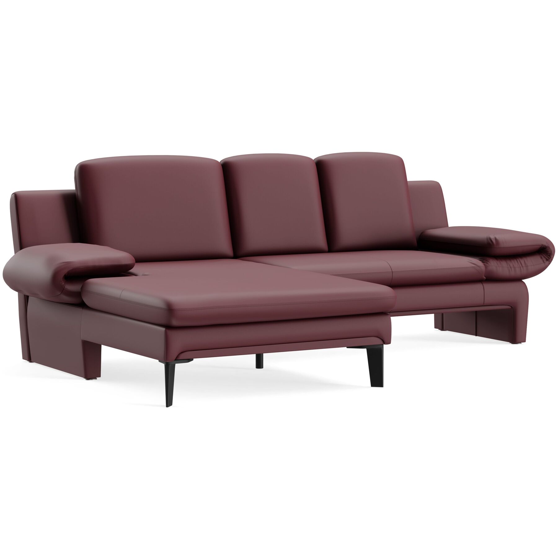 Ecksofa Astra Touch - 831 marsala B 321 T 168 cm - Möbel Konfigurator: Traummöbel individuell zusammenstellen