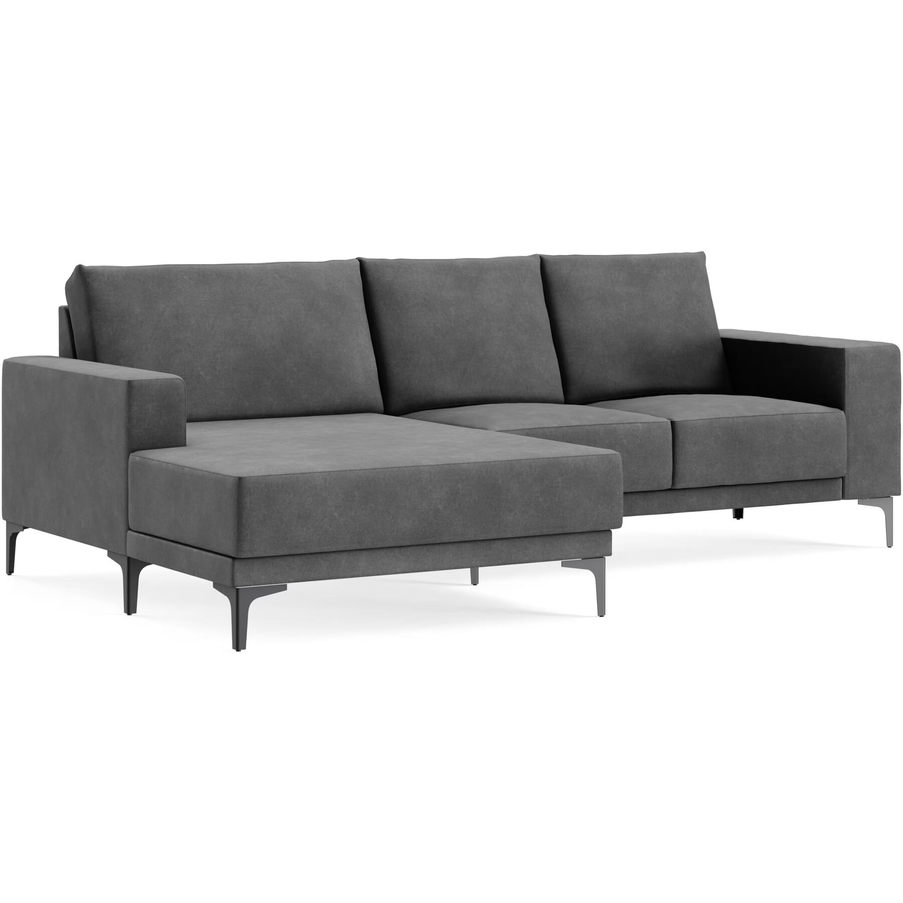 Ecksofa Bivio ADORE - 67 anthracite B 246 T 152 cm - Möbel Konfigurator: Traummöbel individuell zusammenstellen
