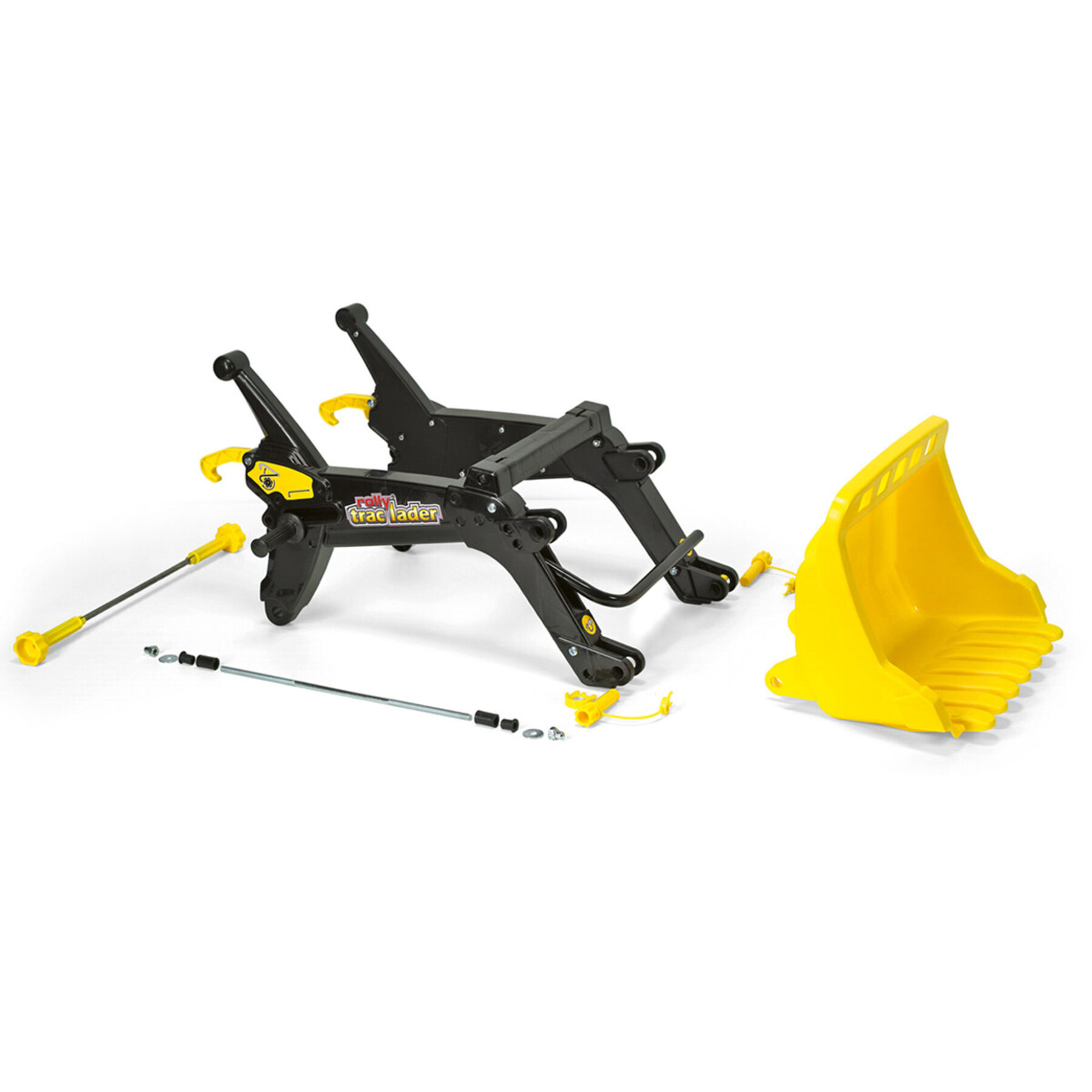 RollyTrac caricatore rolly toys nero plastica - Colore: Nero/Giallo - Materiale: Sintetico - Trattori a pedali
