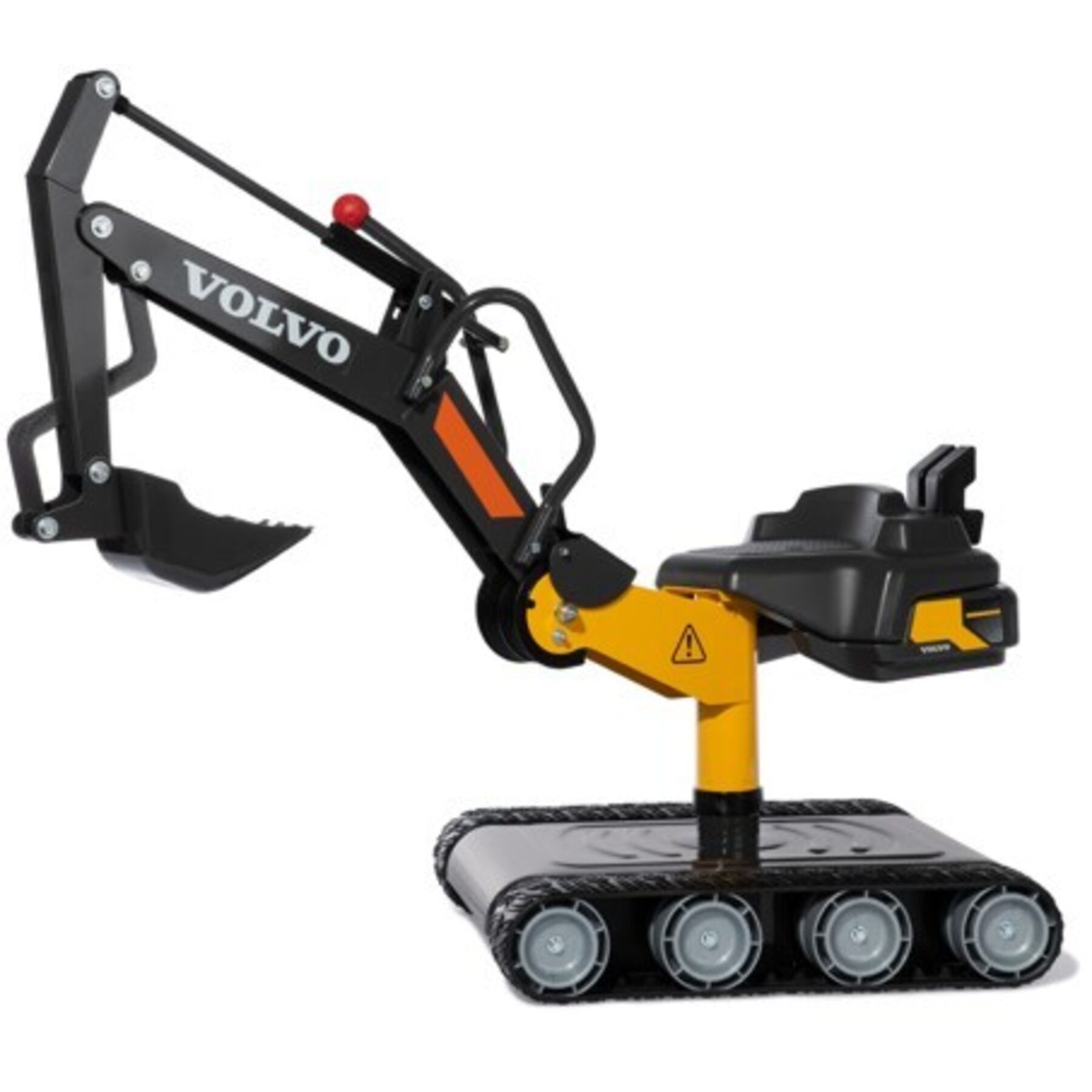 Rolly Toys RollyDigger XL Volvo rolly giocattoli giallo plastica - Colore: Giallo/Nero - Materiale: Sintetico - Trattori a pedali