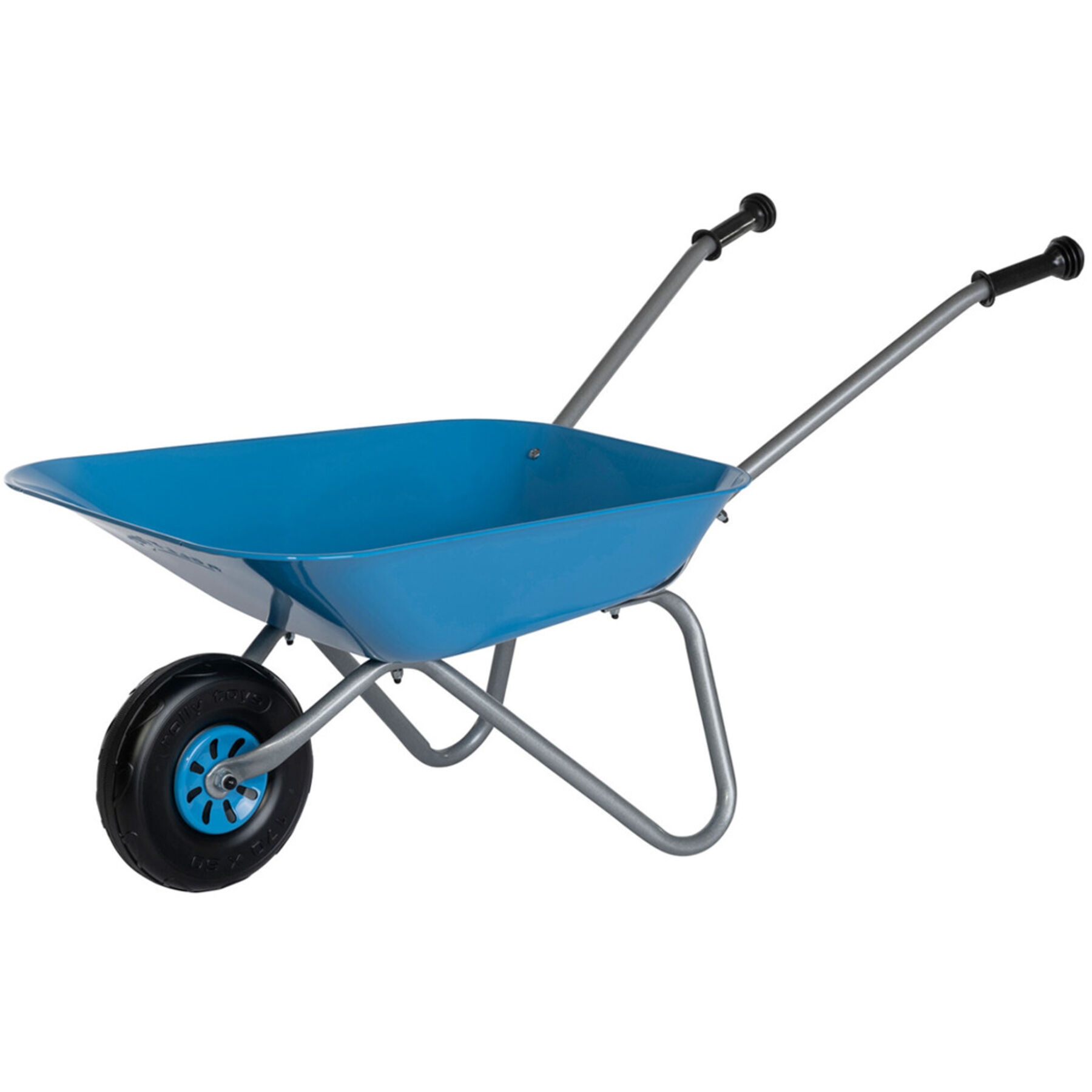Carriola in metallo Rolly Toys blu - Colore: Blu/Argento - Go-kart