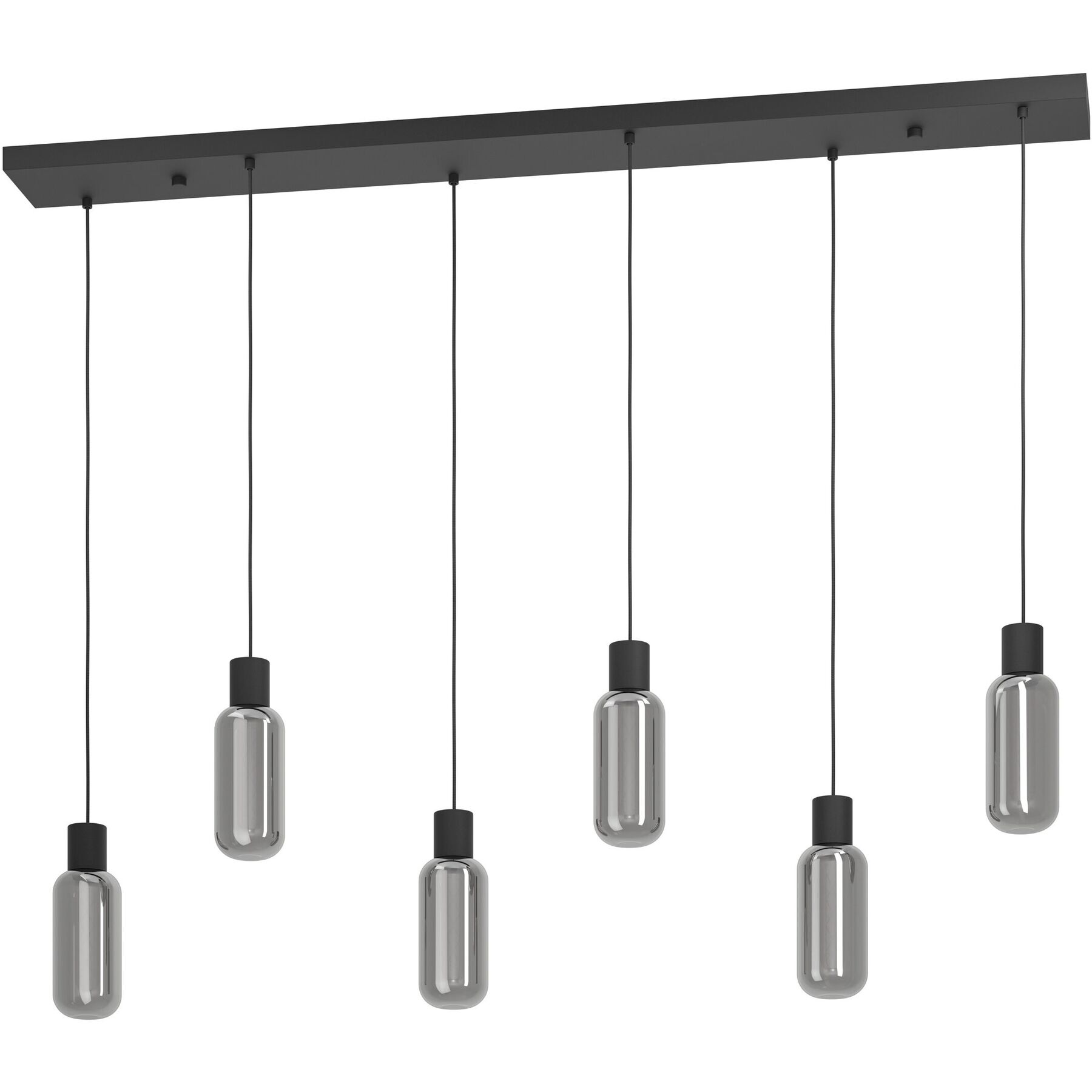 Pendellampe Maione Schwarz B 14 cm