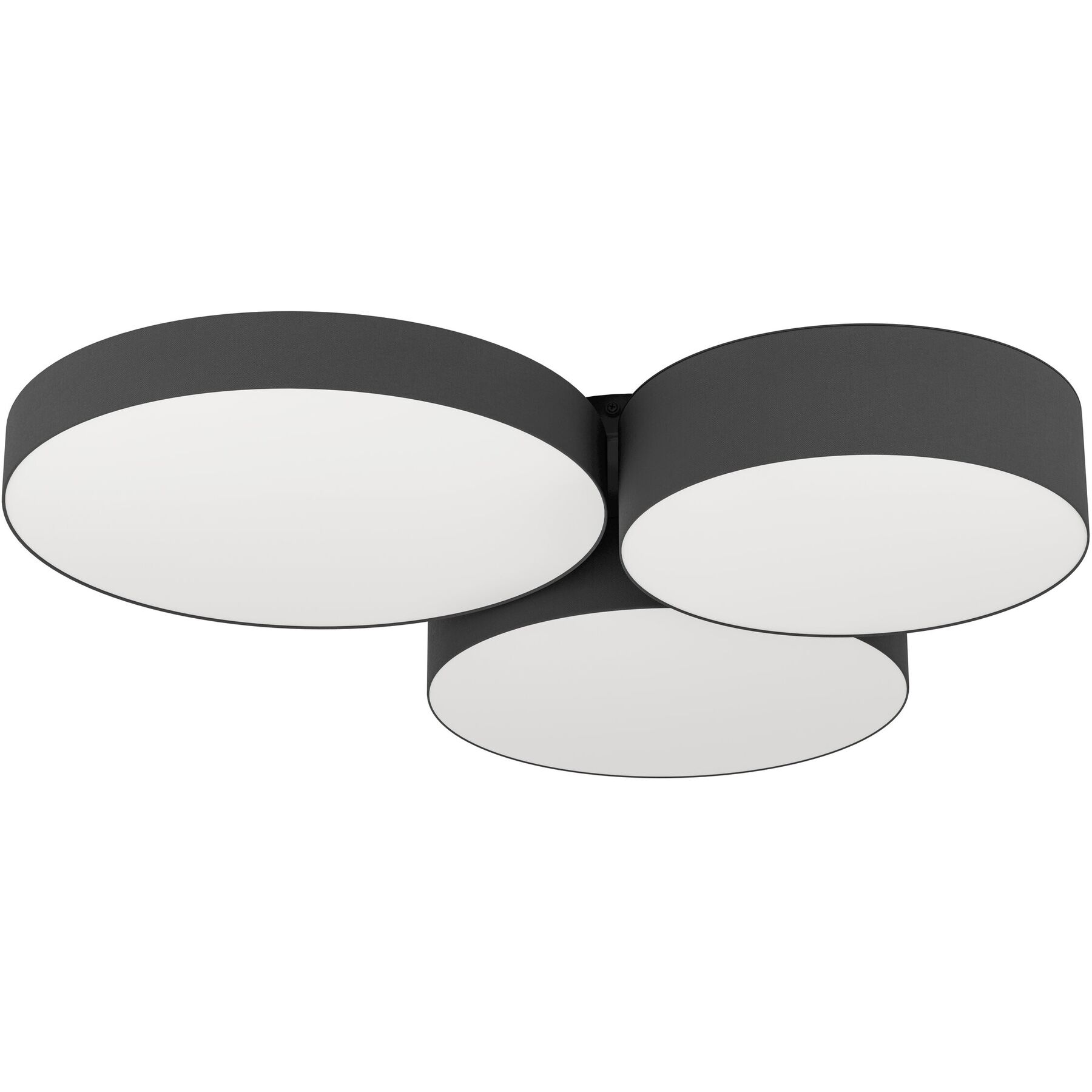 Deckenlampe Barbano-Z Schwarz 2550 lm Dimmbar B 56.5 cm