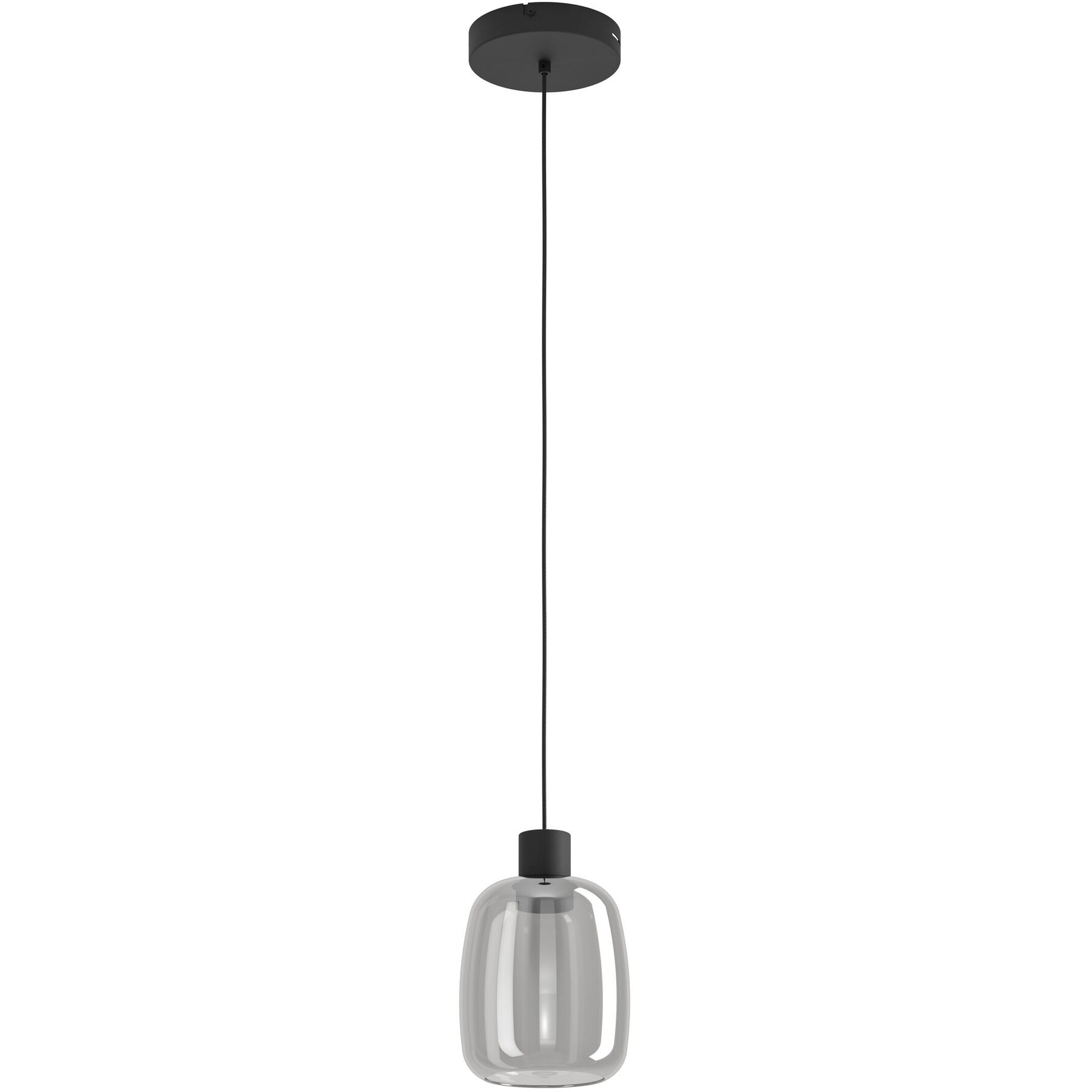 Pendellampe Molochi Schwarz 500 lm Dimmbar B 18 cm