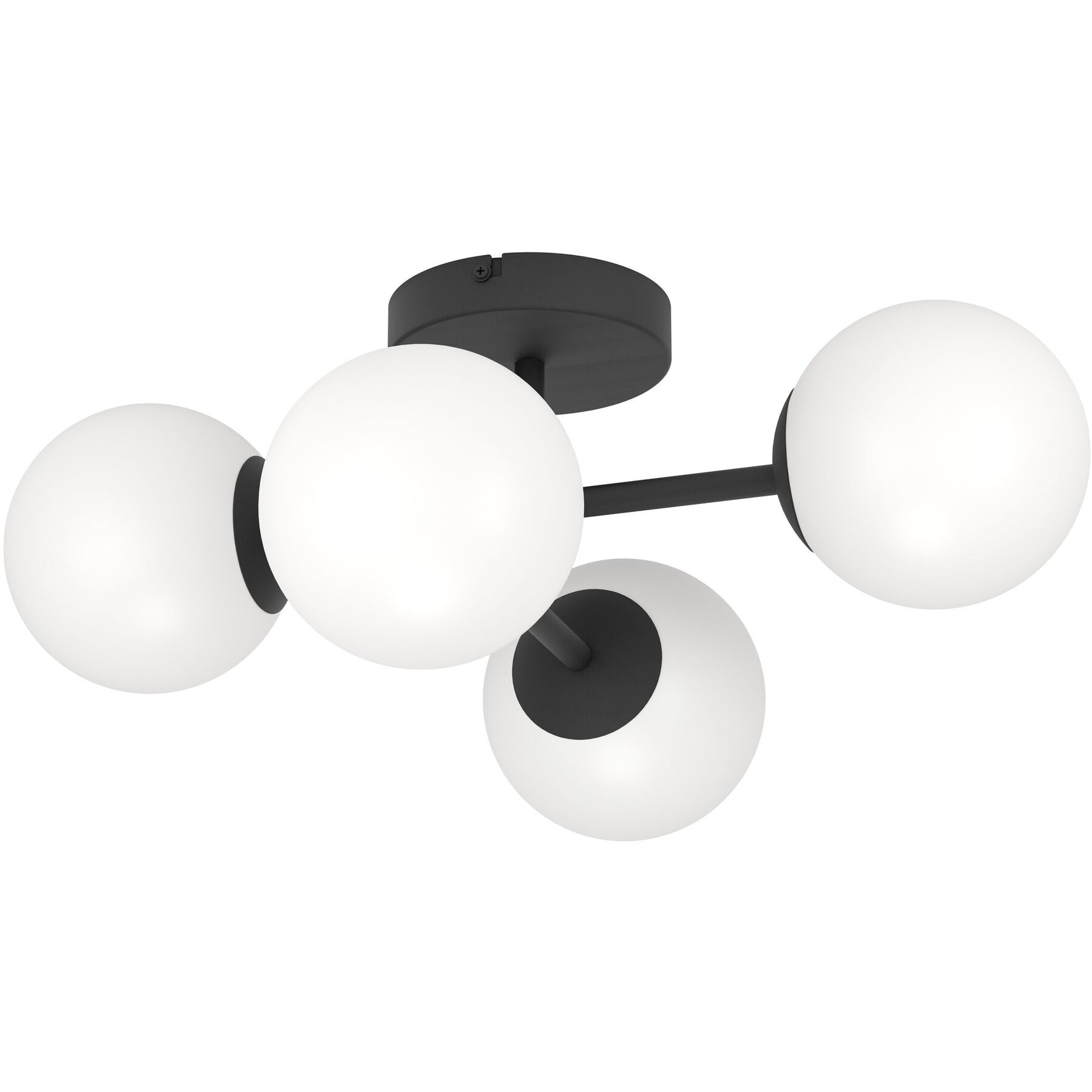 Deckenlampe Castrovido Schwarz B 38.5 cm