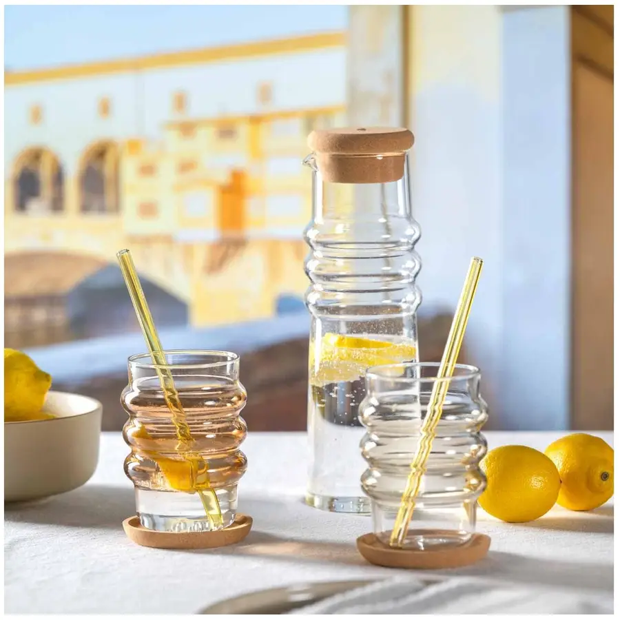 Gläser-Set Leonardo Aprikose Glas H 12.1 cm 440 ml 2 Stk