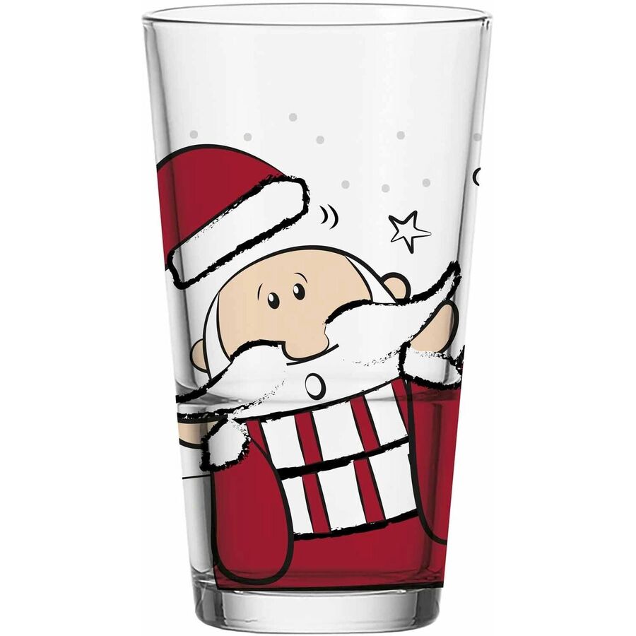 Set di bicchieri Leonardo Babbo Natale Bicchiere A 13.3 cm 6 Pz