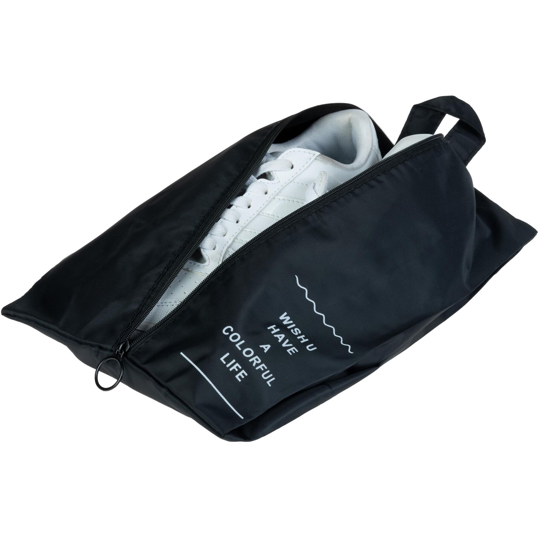 KOOR Porta abiti Alli Nero Poliestere L 28 cm - Sacco per vestiti