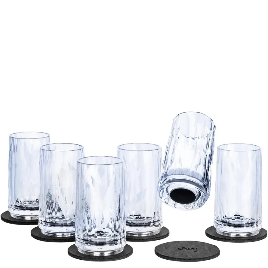 Schnapsgläser-Set silwy Transparent Kunststoff 40 ml 2 Stk