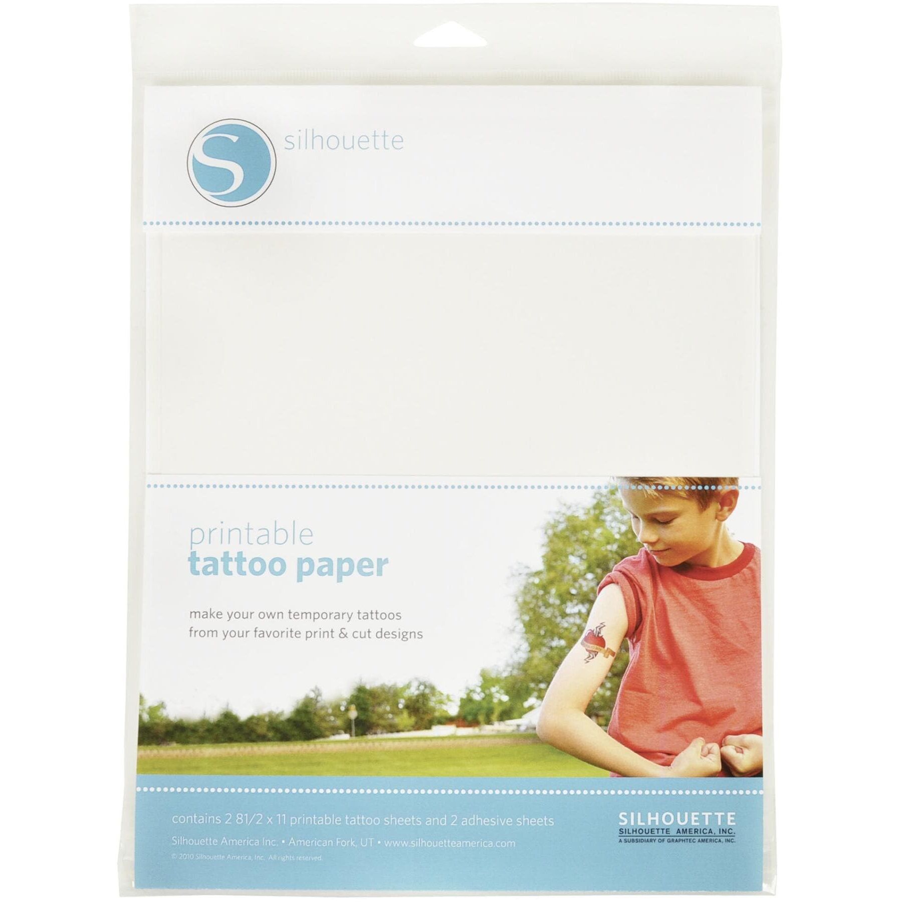 Silhouette Carta per sagome, plastica trasparente, diametro 28 cm