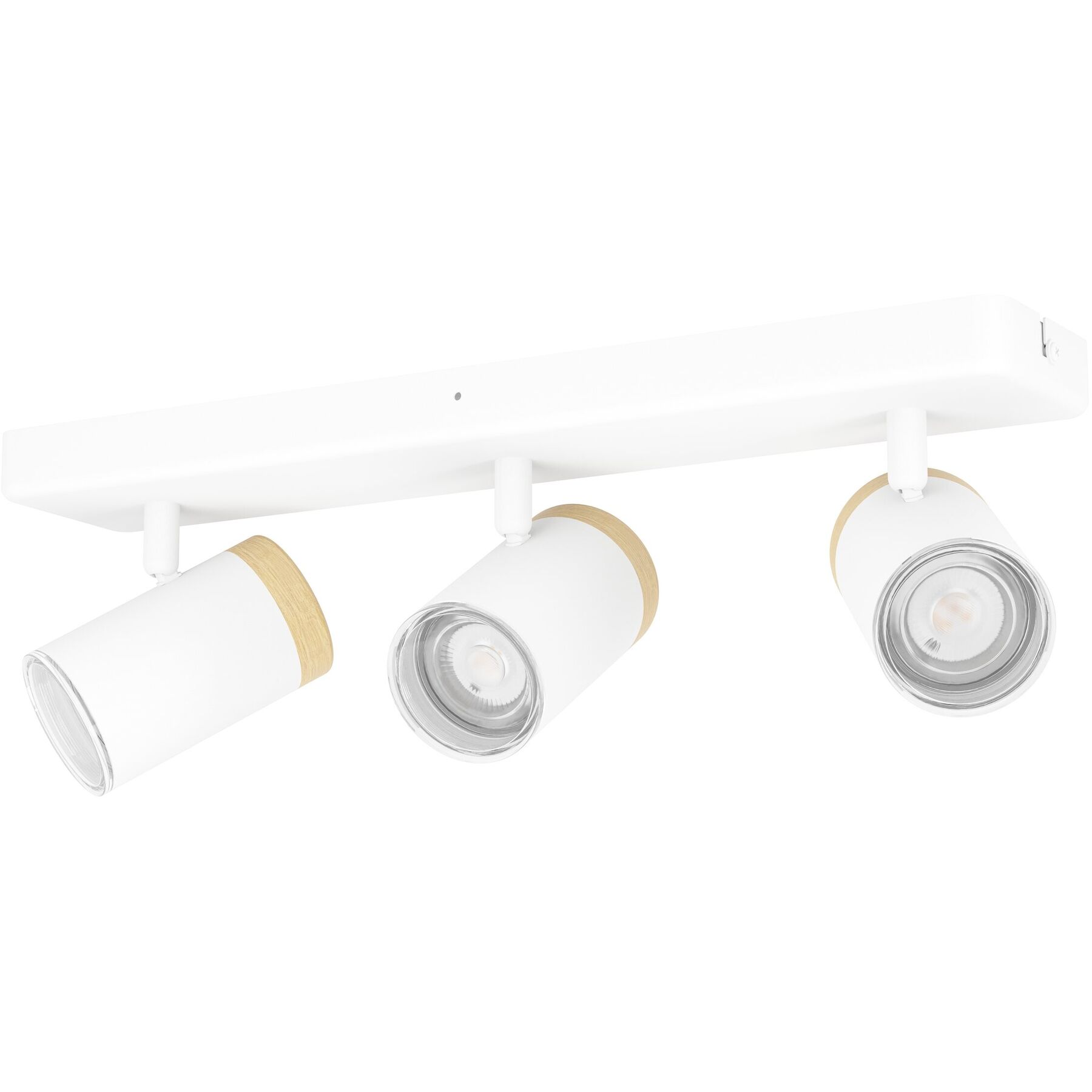 Spot Consuma weiss, braun B 10 cm - LED - LED Energiesparlampen