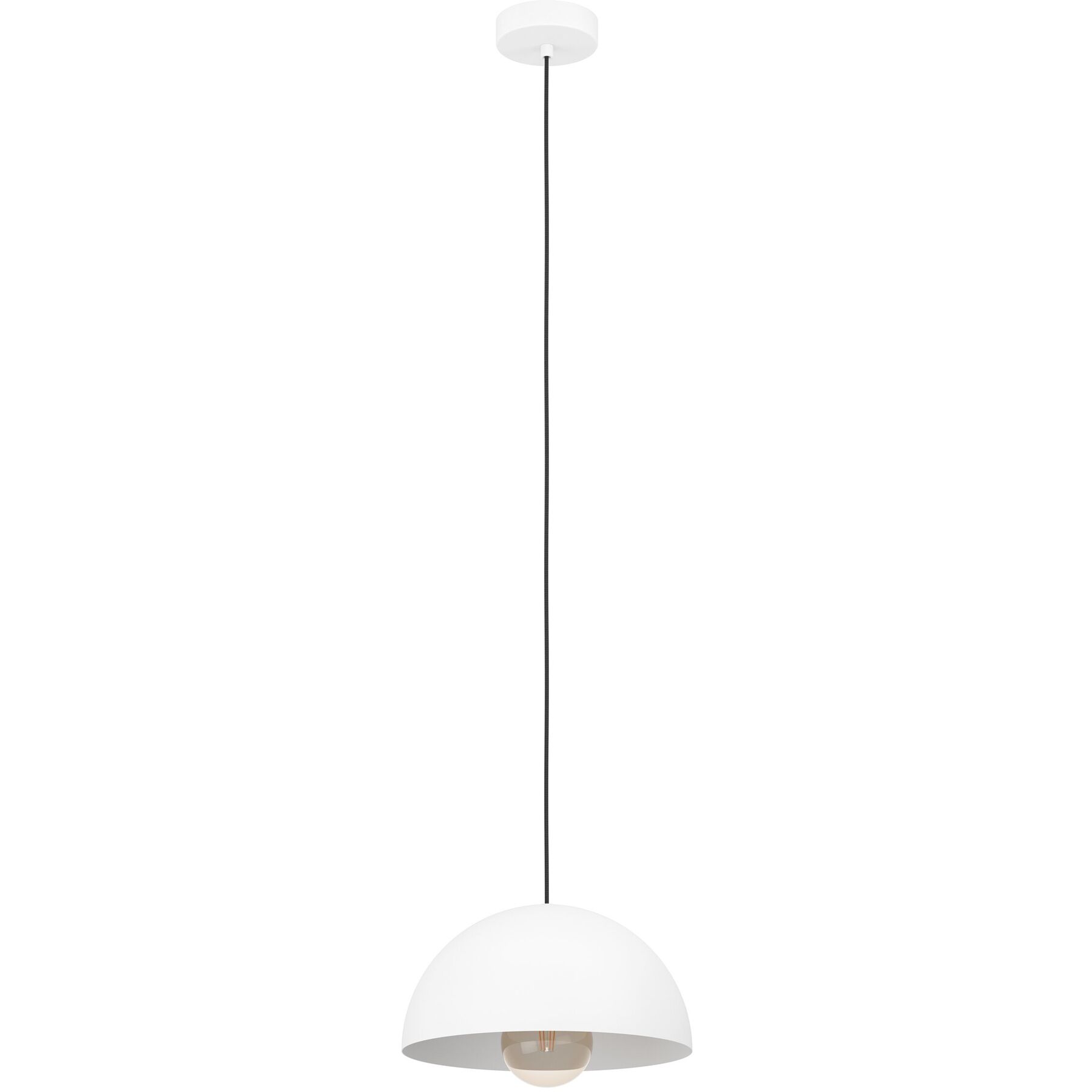 Pendellampe Gaetano weiss B 30 cm
