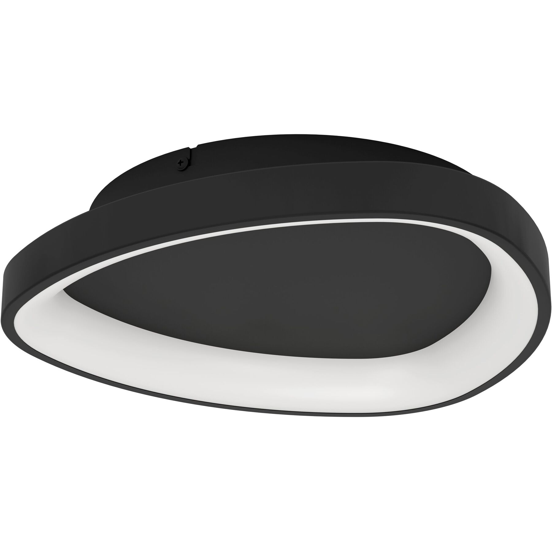 Deckenlampe Loretello schwarz 1440 lm Dimmbar B 35 cm