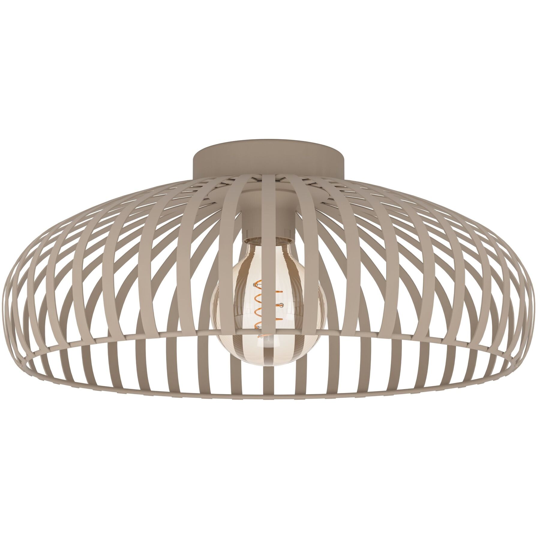 Deckenlampe Mogano 3 sandfarben B 43 cm