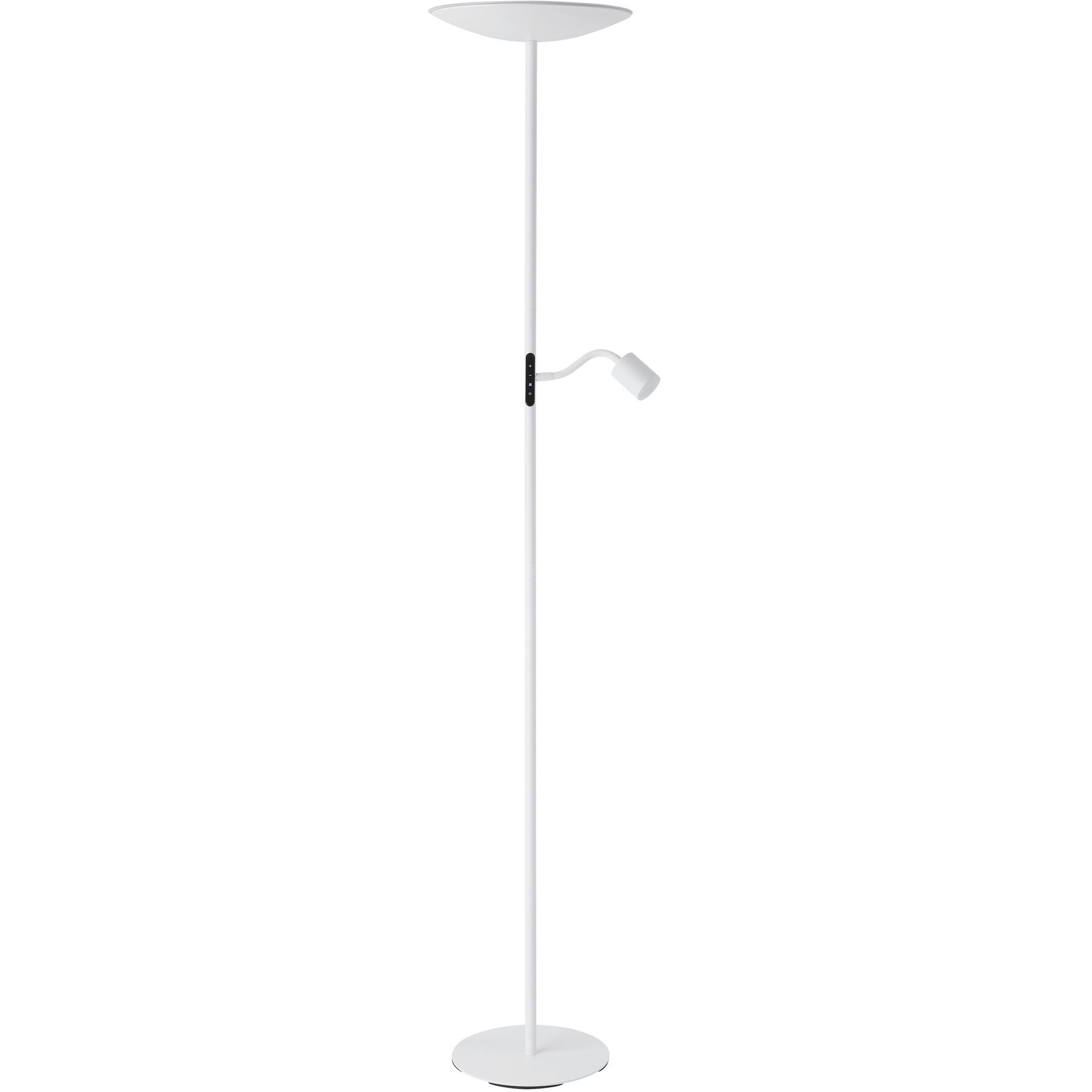 Stehlampe Conivarino weiss Dimmbar H 170 cm