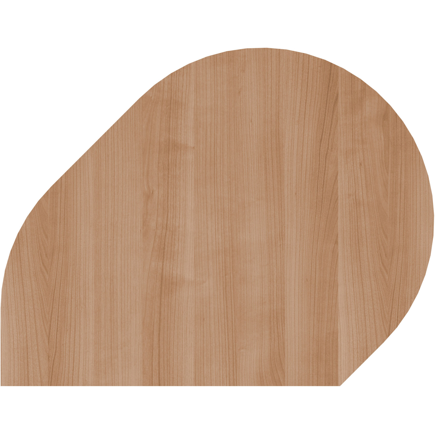 Anbauschreibtisch Office Nuss B 80 T 102 H 81 cm - Farbe: Nussbaum/Graphit - Anbauschreibtisch