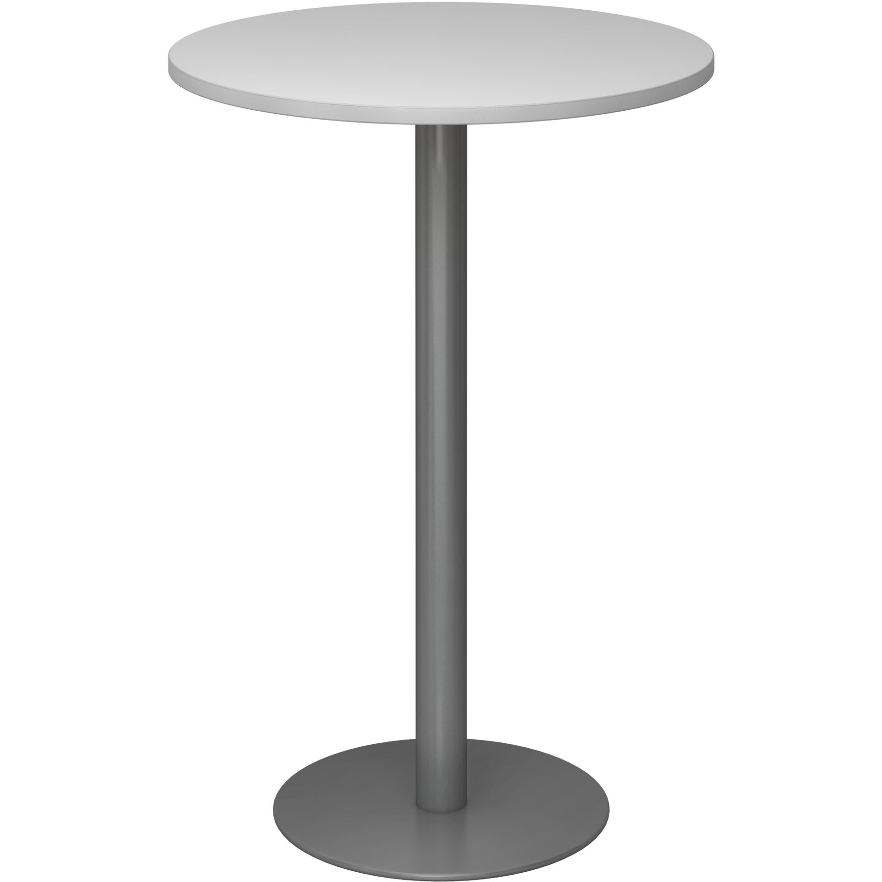 Besprechungstisch Office Grau 80 x 80 cm - Farbe: Grau/Graphit