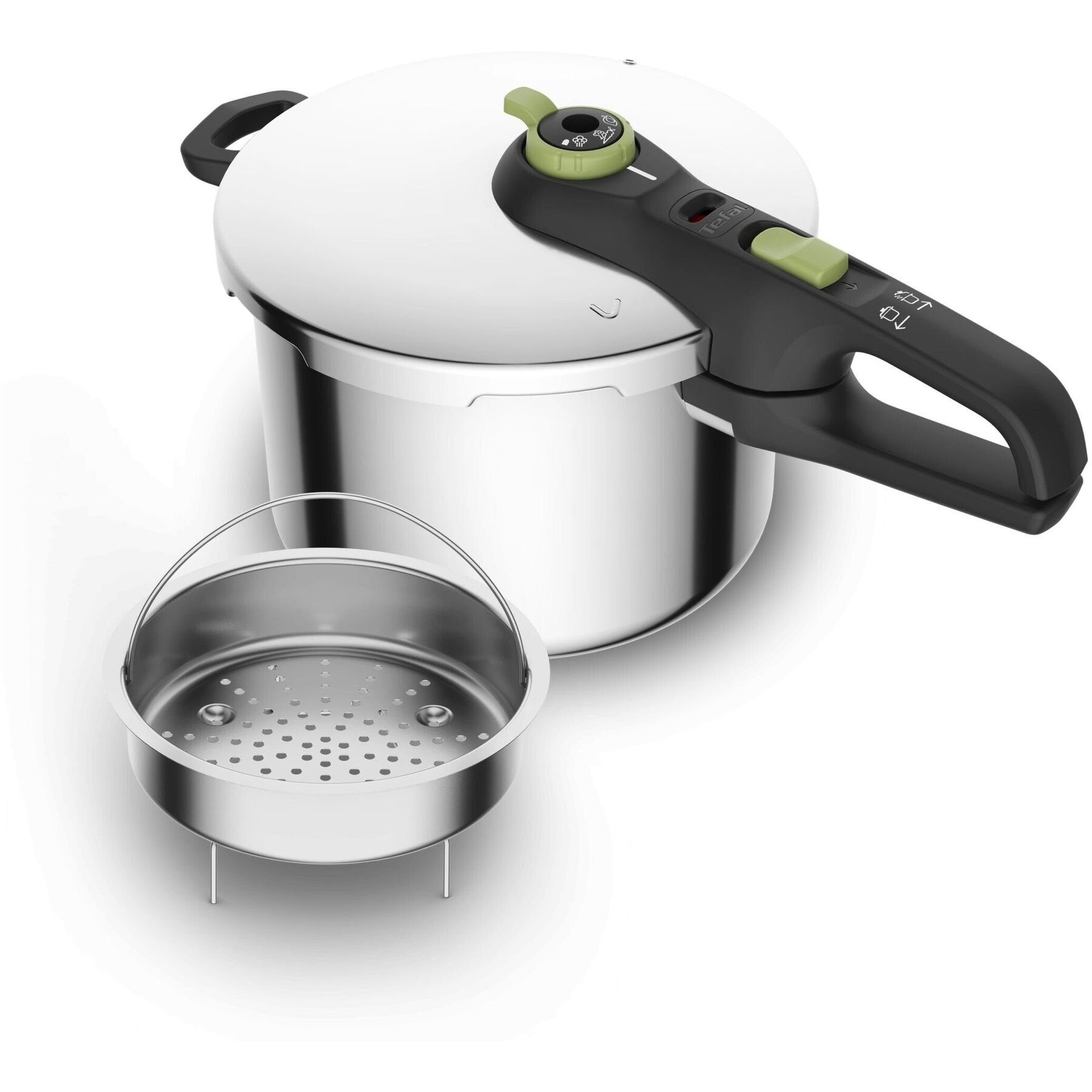 Cocotte-minute Secure Tefal Trendy 6 l 22 cm - Couleur: argent - Autocuiseur